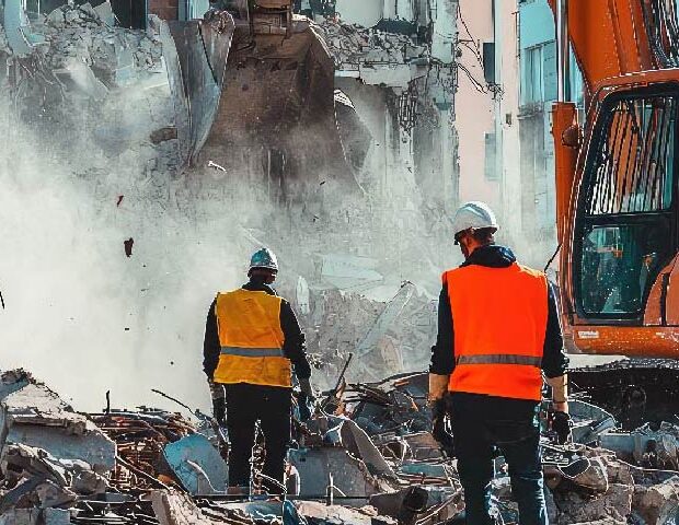 هدم وإزالة وترميم المباني